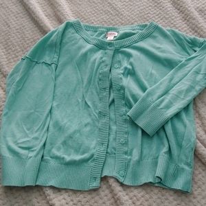 L Teal cardigan Mossimo brand